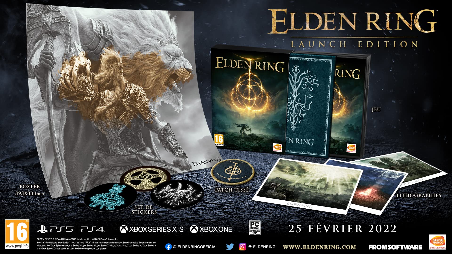 Bandai Namco Elden Ring - Xbox One & Xbox Series X|S - Open World RPG Game for Fantasy Adventure Lovers | Perfect for Solo & Multiplayer Gaming Sessions