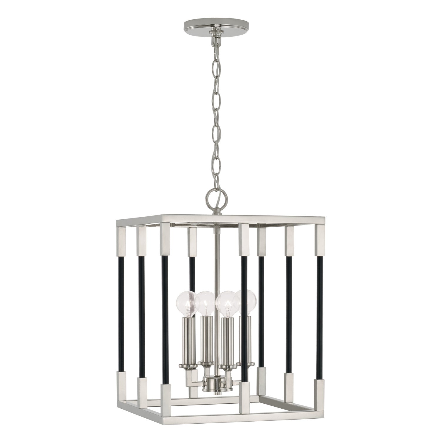 Capital Lighting 4-Light Foyer Pendant - Modern Entryway Chandelier for Hallway, Staircase & Dining Room Lighting