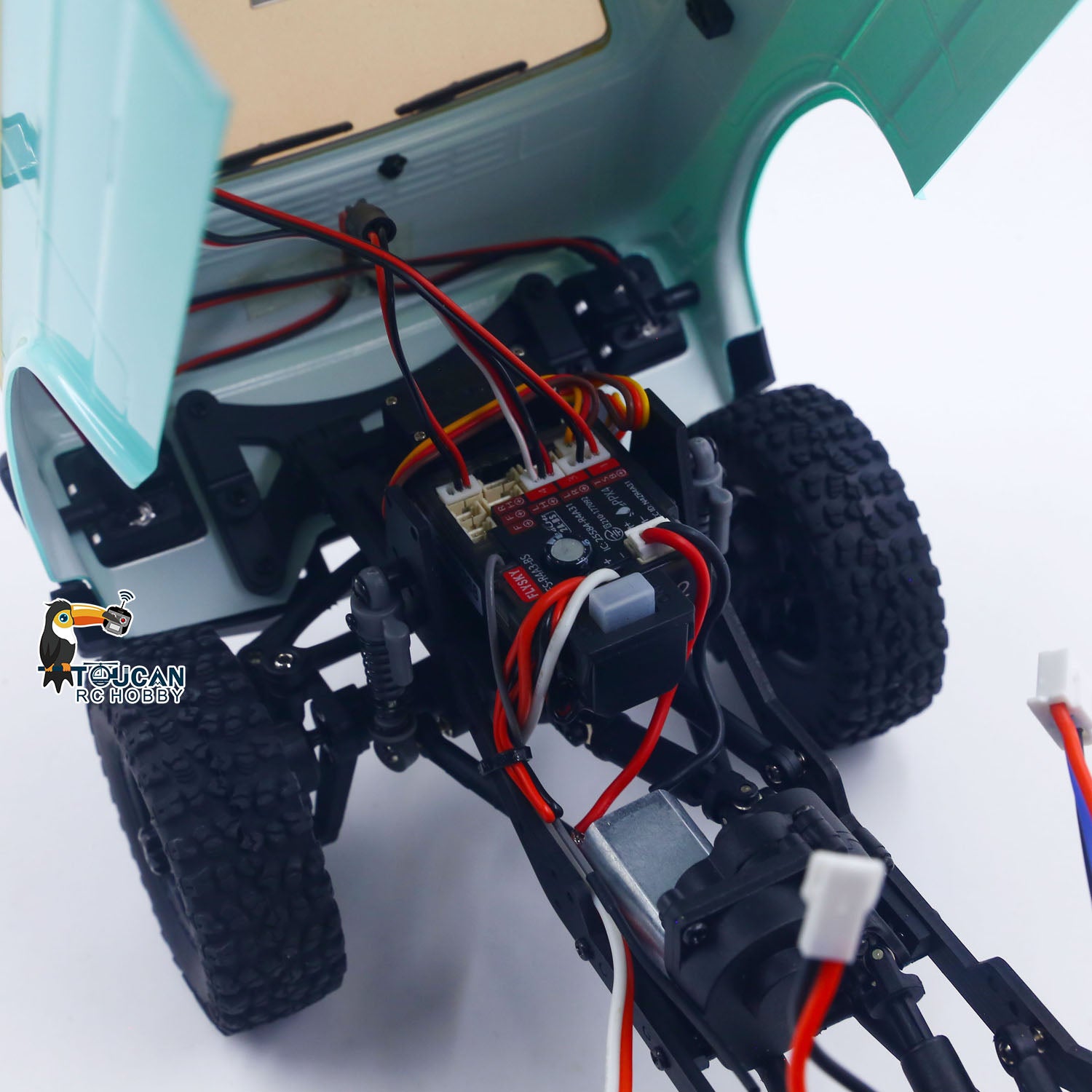 1/18 Scale 4WD RC Crawler Car - Hobby Plus CR18P Remote Control Off-Road Vehicle with Assembled Painted Body & Battery Light System - Perfect for Rock Crawling, Trail Adventures and Backyard Off-Roading