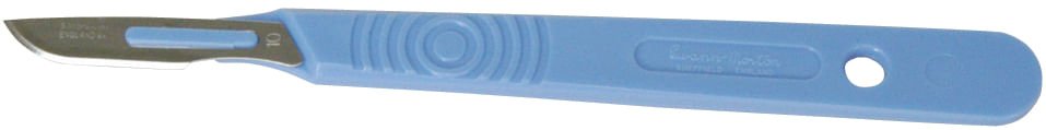 Disposable Scalpels #10 - Sterile Surgical Blades (10 Pack) - Perfect for Medical Procedures, First Aid Kits & Craft Projects