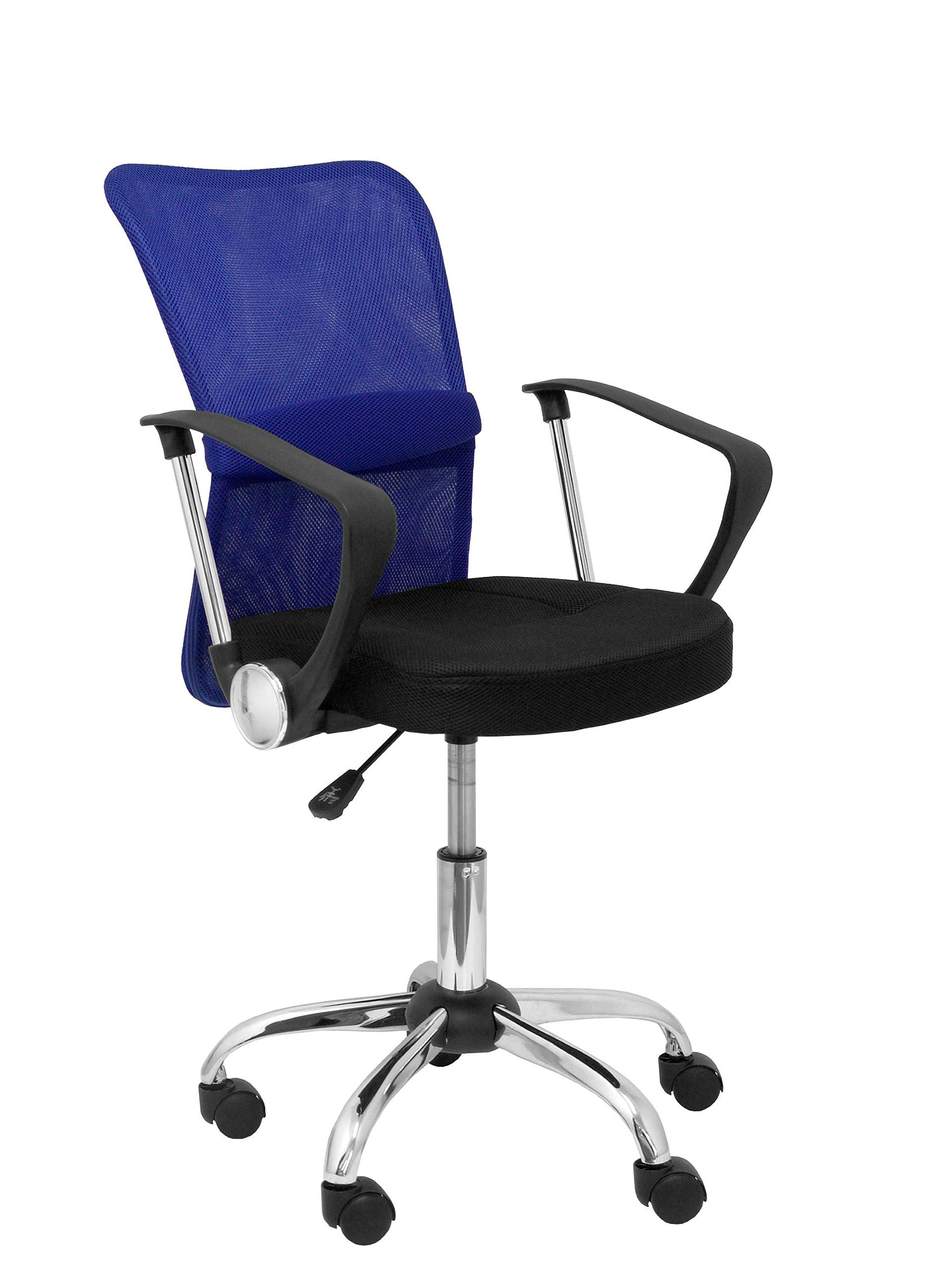 238GANE Ergonomic Office Chair with Adjustable Height - Blue & Black - Perfect for Home Office, Gaming, and Workspace Comfort