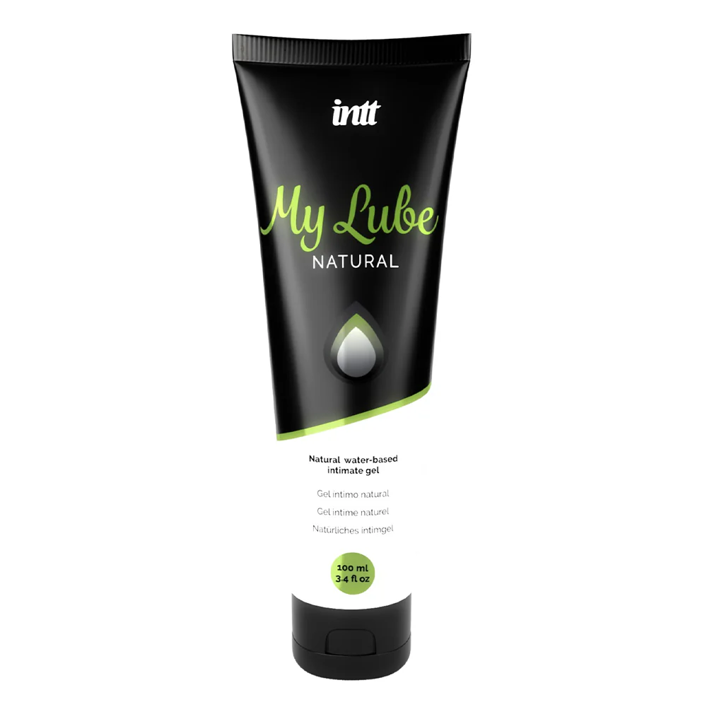 Intt My Lube Natural Water Based Personal Lubricant Gel - Long Lasting & Hypoallergenic for Enhanced Intimacy & Sensual Massage