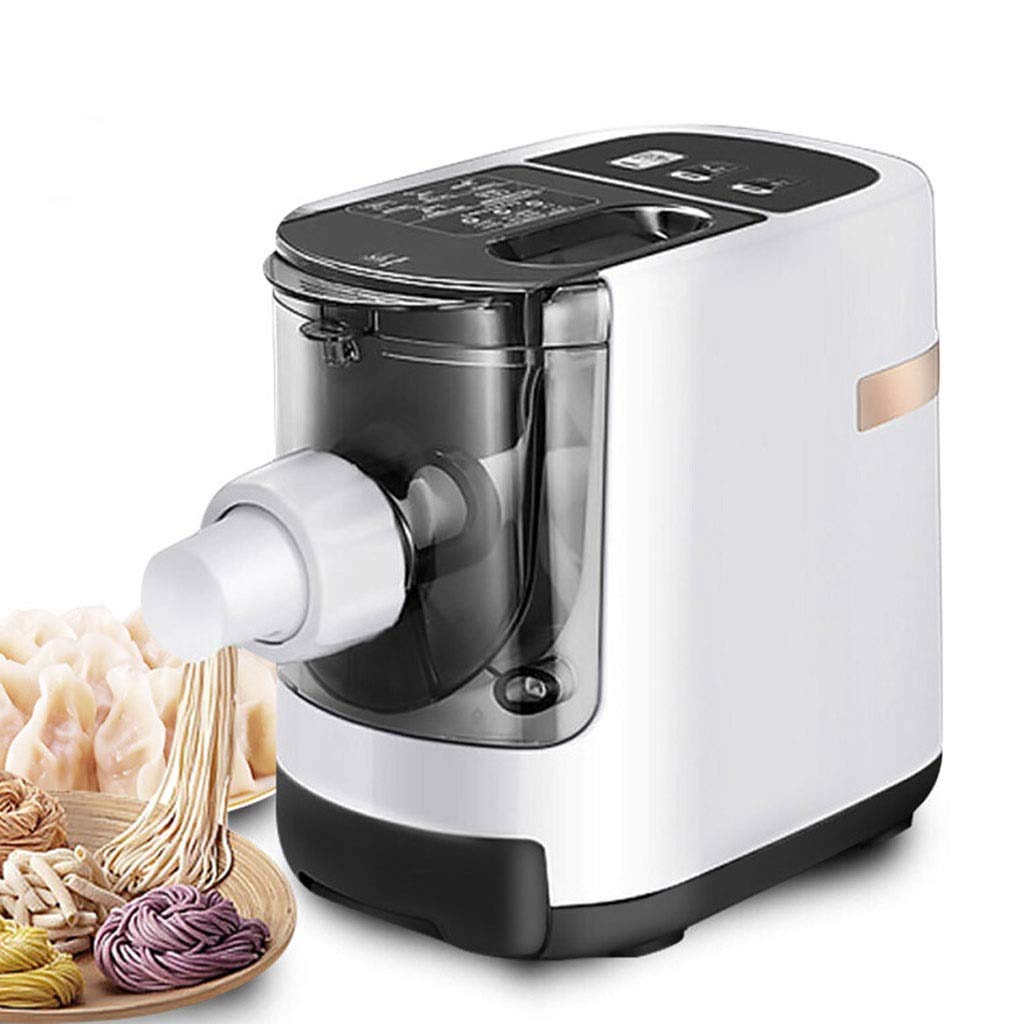 Electric Pasta Maker Machine - Automatic Noodle Press with 6 Molds, Easy Clean Household Pasta & Noodle Maker for Fresh Homemade Pasta, Lasagna, Spaghetti & More - Perfect for Italian Cooking & Family Meals