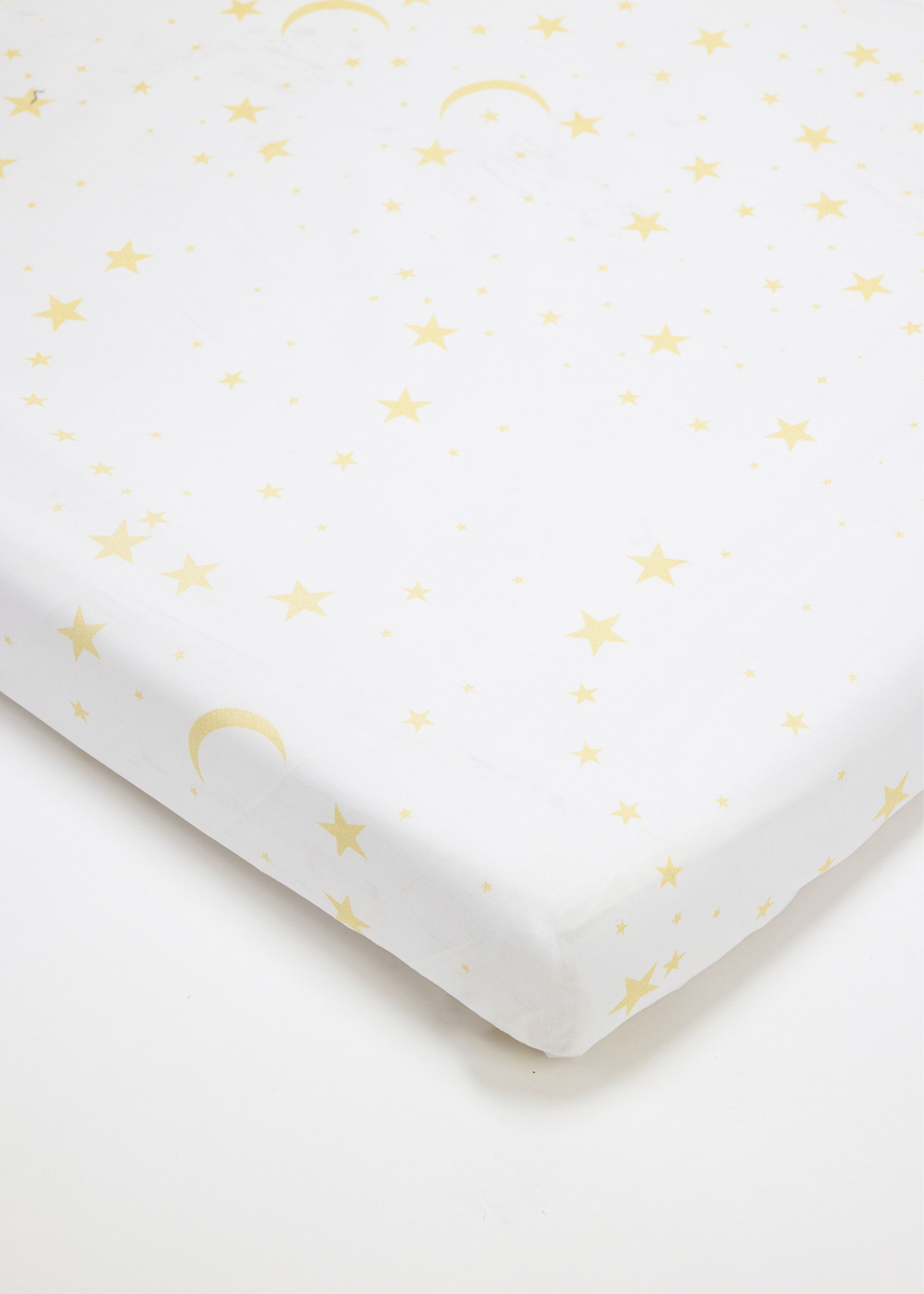 Luna Fitted Crib Sheet - Soft Organic Cotton Baby Bed Sheet for Safe & Comfortable Sleep - Perfect for Nursery, Daycare & Travel