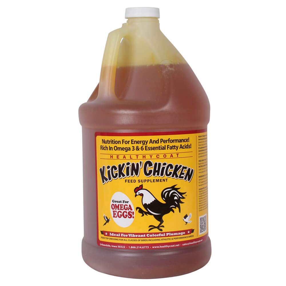 Premium Chicken Feed Supplement - 1 Gallon | Supports Healthy Plumage, Skin, Molting & Egg Production | Boosts Immune System & Energy Levels | Ideal for Backyard Chickens, Poultry Farms & Homesteading