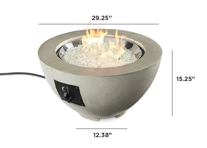 The Outdoor Greatroom Company Cove Round Gas Fire Pit Bowl - 30