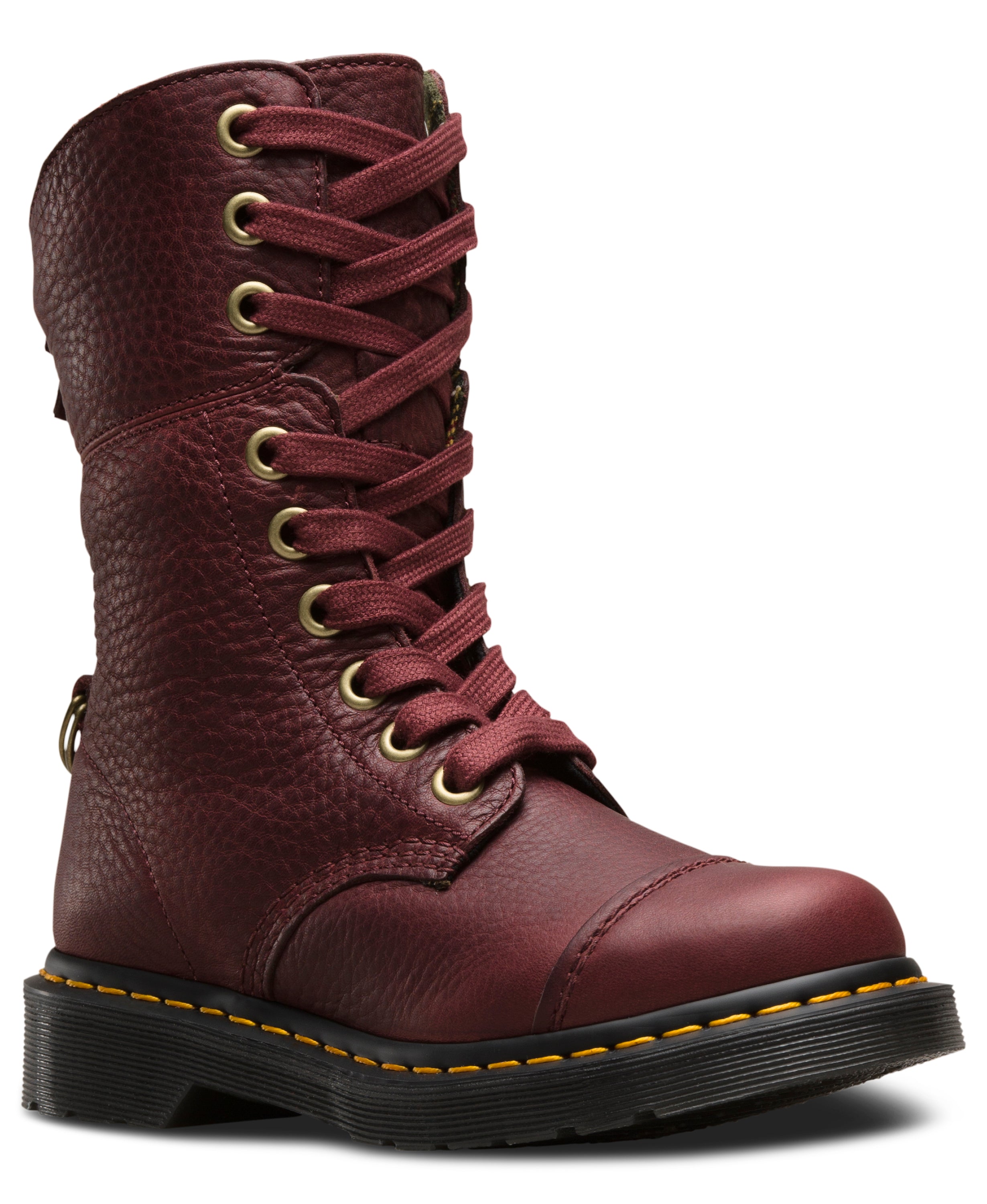 AIMILITA CHERRY RED GRIZZLY BOOTS - Waterproof Leather Cowboy Boots for Women, Comfortable Western Riding Boots with Non-Slip Sole | Perfect for Country Music Festivals, Rodeo Events & Outdoor Adventures