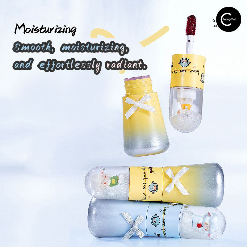 SANFU MYY Baudelaire Glossy Lip Tint - Long Lasting Moisturizing Lip Stain with Natural Ingredients | Perfect for Daily Wear, Date Night & Special Occasions