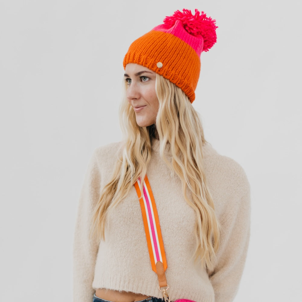 Alpine Snow Beanie - Warm Winter Knit Hat for Men & Women - Skiing, Snowboarding & Outdoor Activities