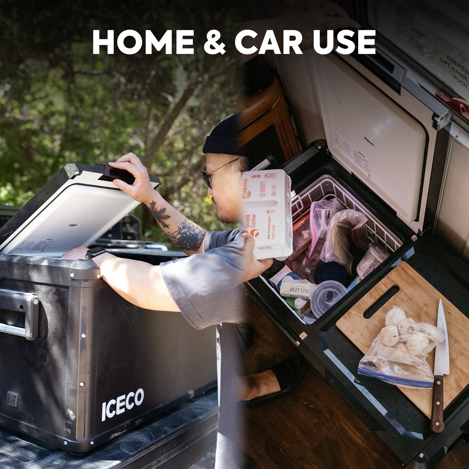 ICECO VL75ProD 79.2QT 12V Heavy Duty Portable Freezer for RV, Truck & Camping - High Performance Cooling with Durable Hi1600L High Back Chair | Perfect for Road Trips, Outdoor Adventures & Mobile Refrigeration Needs
