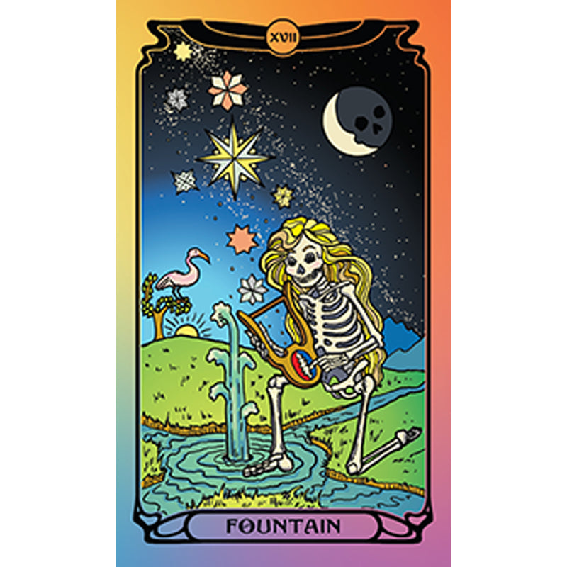 Grateful Dead Official Tarot Deck and Guidebook - 78-Card Set with Illustrated Guide for Divination, Meditation, and Spiritual Growth | Perfect for Fans, Collectors, and Tarot Enthusiasts