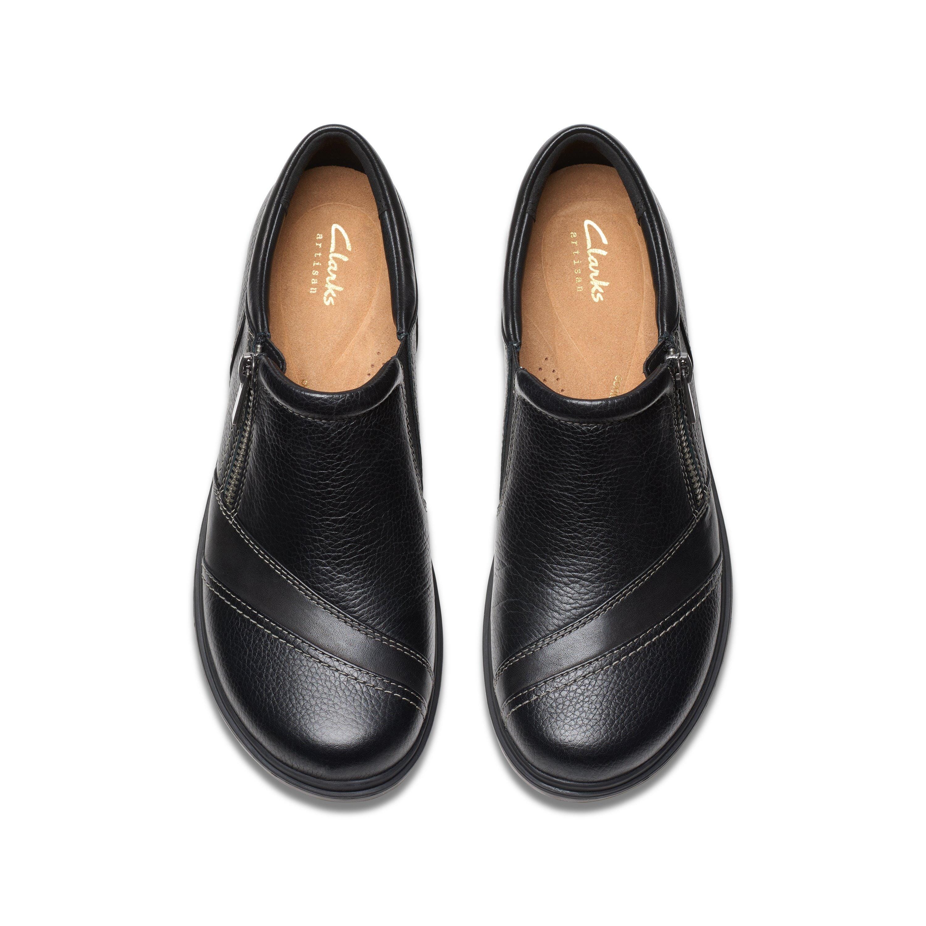 Clarks Certina Pure Women's Comfortable Slip-On Shoes - Medium & Wide Width Options for All-Day Wear - Perfect for Work, Travel & Casual Outings