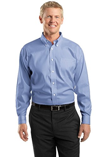 Red House Men's Tall Non-Iron Pinpoint Oxford Dress Shirt - Slim Fit Formal Business Attire for Office, Interviews & Special Occasions