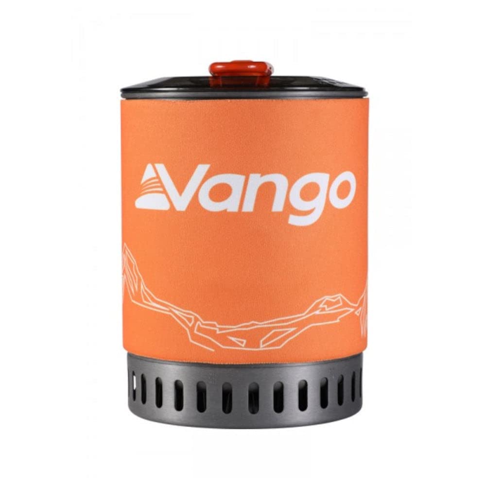 Vango Ultralight Heat Exchanger Cook Kit - Compact Camping Cookware Set for Backpacking, Hiking & Outdoor Adventures (Grey, One Size) - Perfect for Solo Travelers & Minimalist Campers