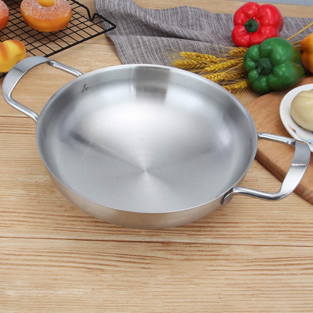 Stainless Steel Stock Pot & Saucepan Set - 3-Piece Portable Cookware for Pasta, Shabu, Deep Frying | Small Cooking Pan for Kitchen & Outdoor Camping | Durable South Korean Stainless Steel