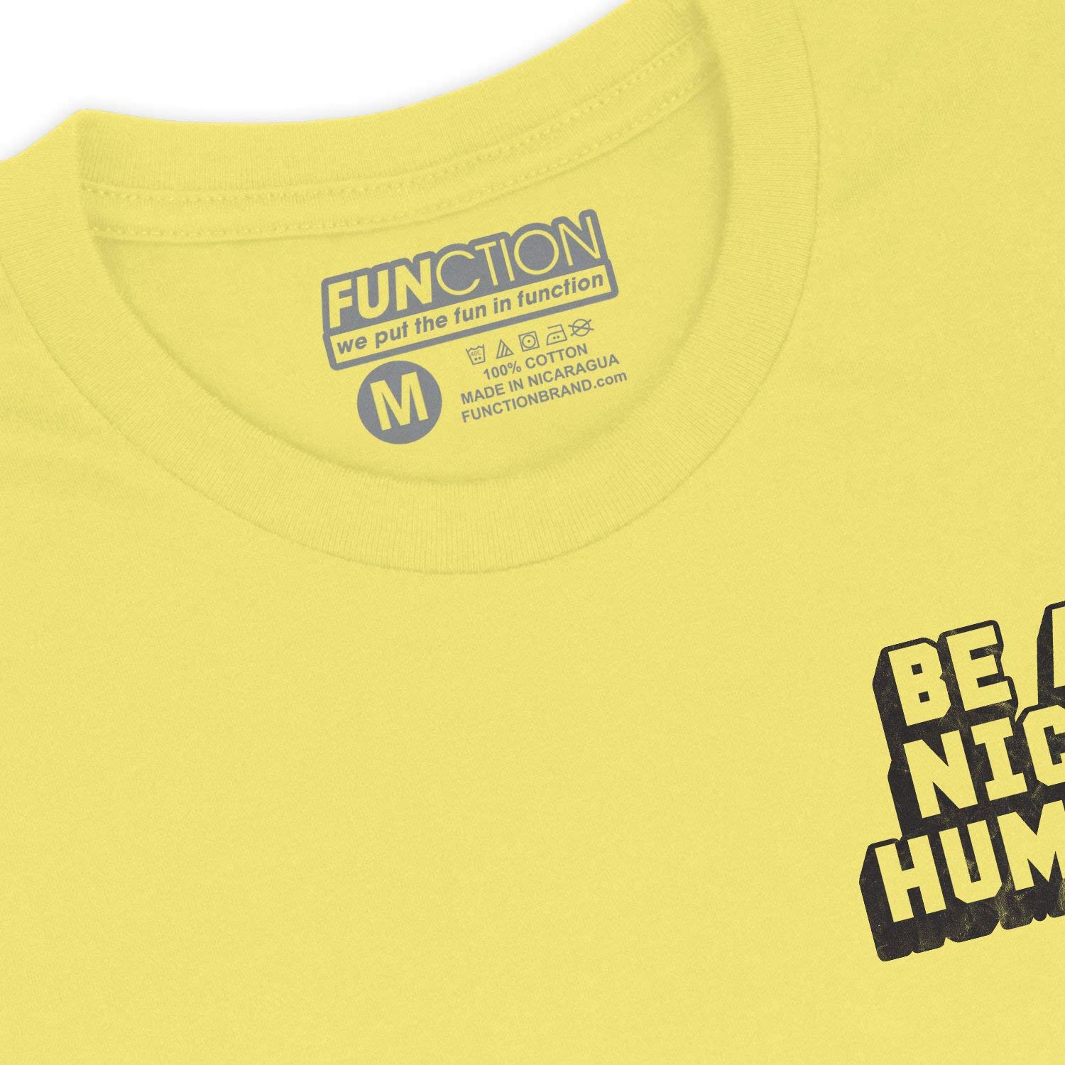 Be A Nice Human Unisex T-Shirt - Men's & Women's Kindness Fashion for World Peace | Casual Wear, Street Style, Gifts for Good Vibes