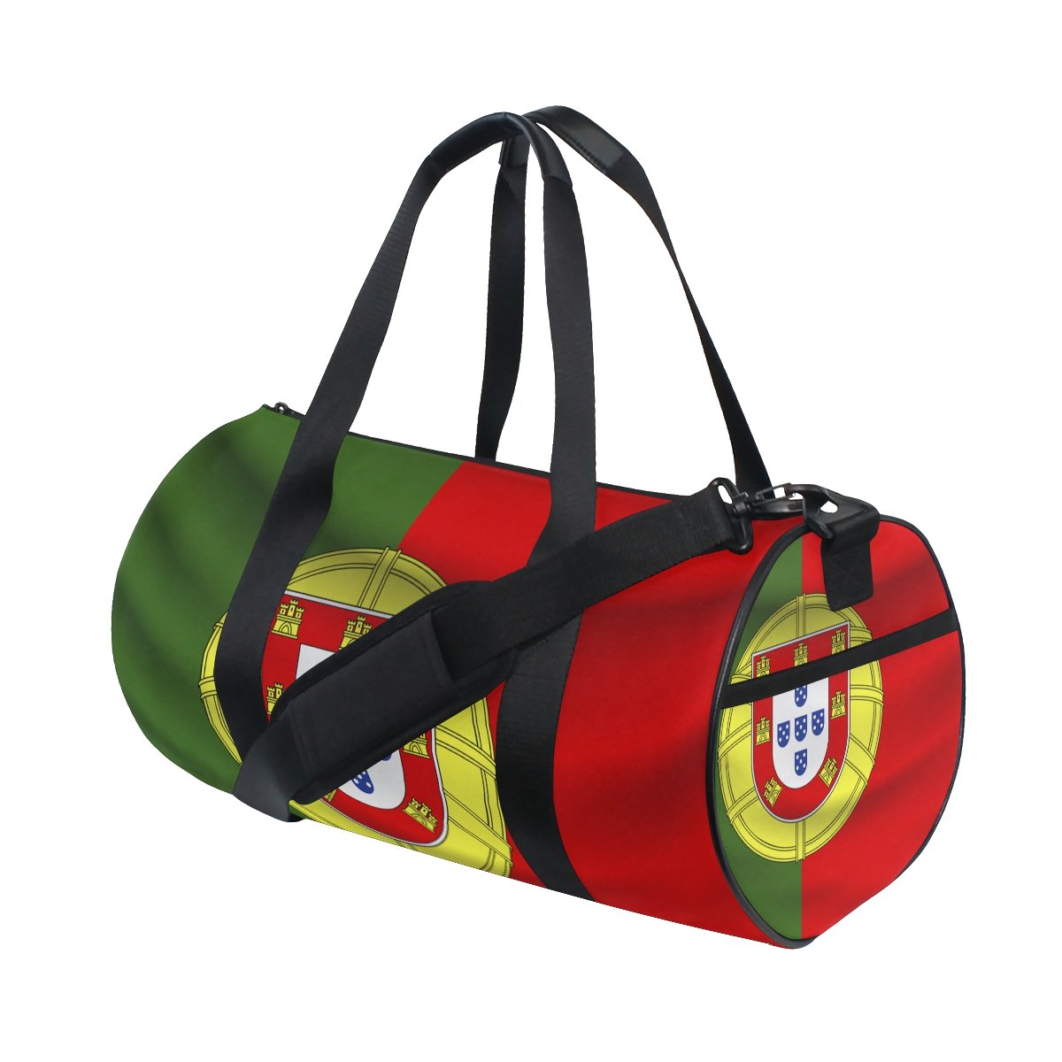 Portugal Flag Travel Duffel Bag - Waterproof Gym Shoulder Bag for Men & Women - Perfect for Sports, Fitness, Travel & Outdoor Adventures