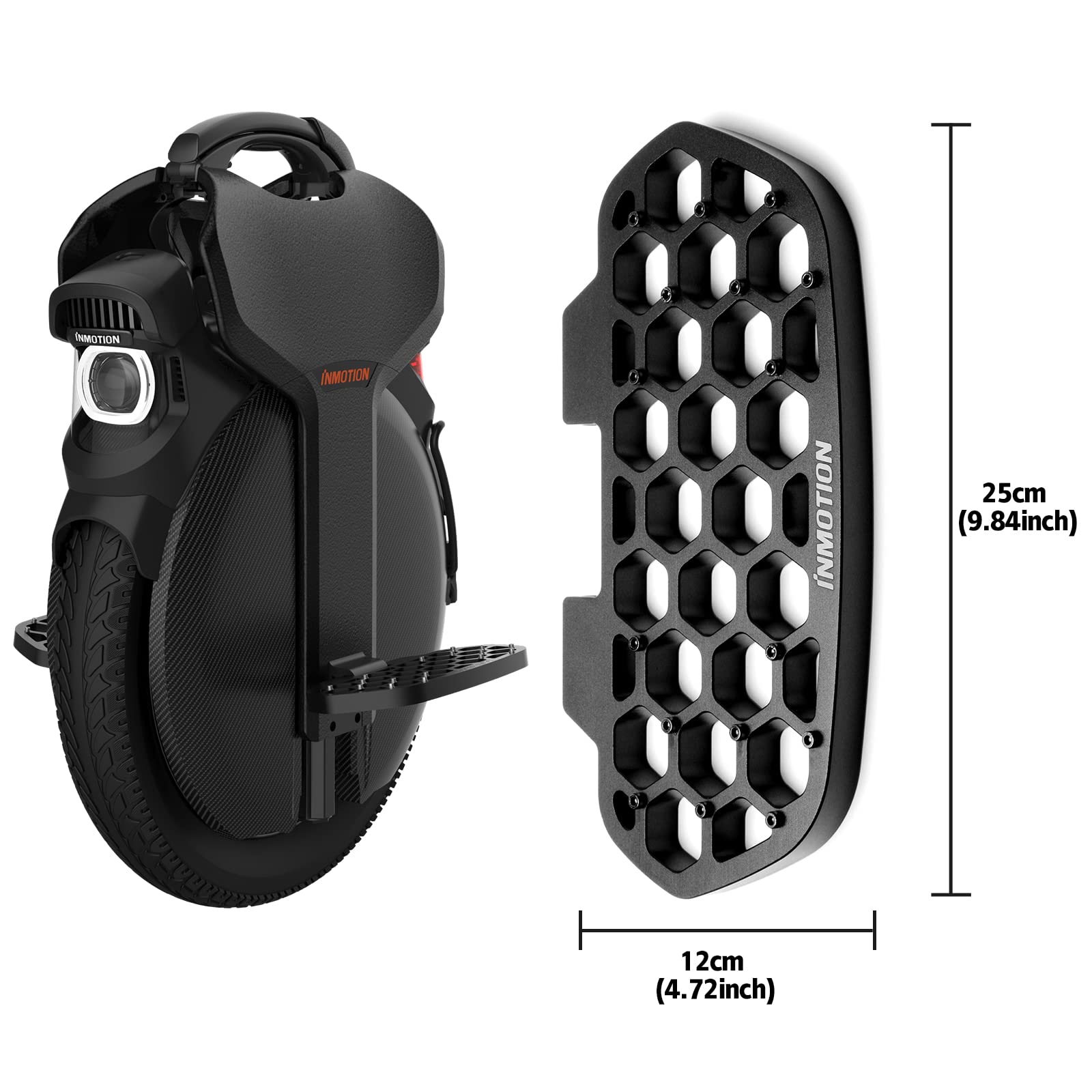 Inmotion V11 Electric Unicycle Seat & Power Pads & Honeycomb Pedals Set - Comfort Upgrade for Commuting, Urban Travel & Outdoor Adventures