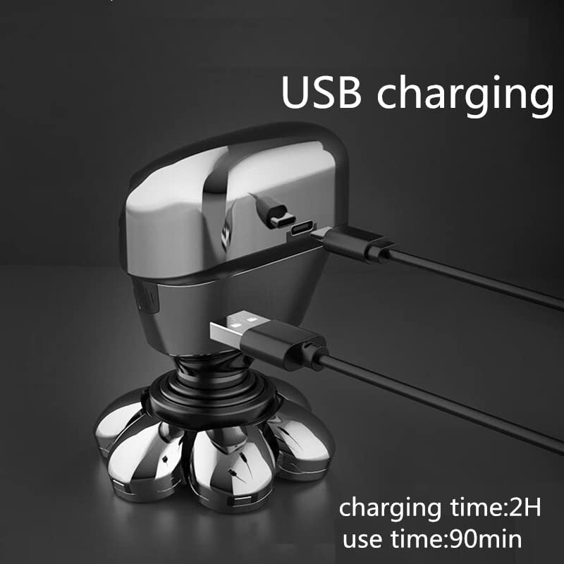 Rechargeable Electric Razor for Men - Wet & Dry Shaver with LCD Display, Beard Trimmer & Grooming Kit - Perfect for Home, Travel & Daily Shaving