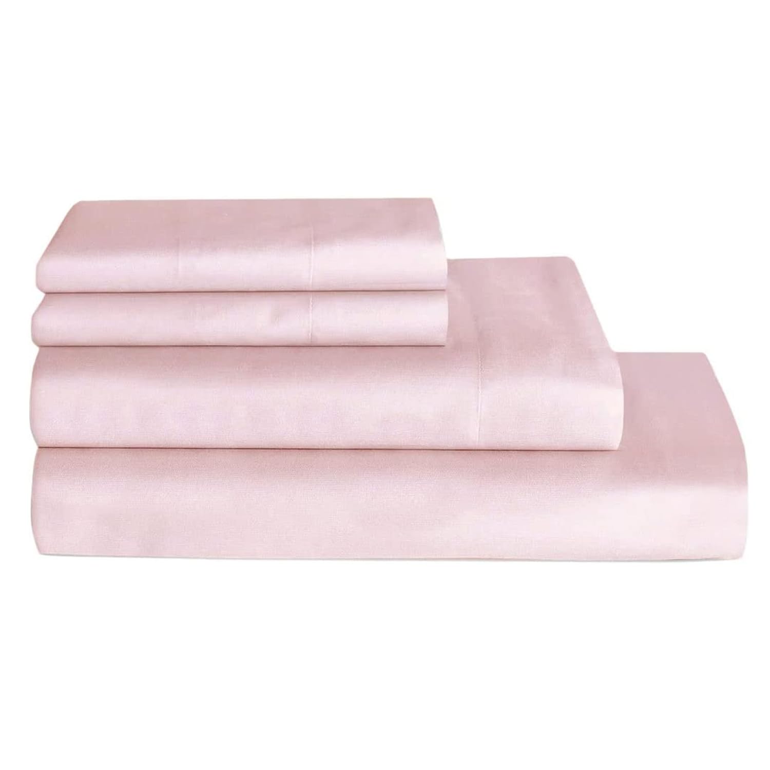 Silvon Premium King Size Silver Infused Smart Fabric Sheet Set - Hypoallergenic, Breathable & Ultra Soft Supima Cotton for Acne Prone Skin (California King, Blush) - Ideal for Sensitive Skin & Allergy Relief in Bedroom