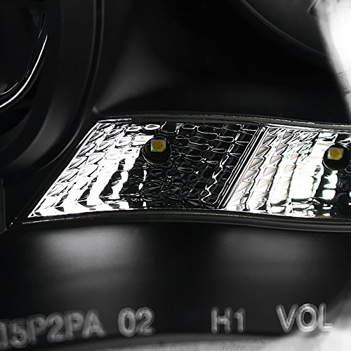 Spec-D Tuning 2LHP-WRX06JM-TM Black R8-Style LED Projector Headlights for Subaru Impreza WRX - High Performance Lighting Upgrade for Night Driving & Off-Road Adventures