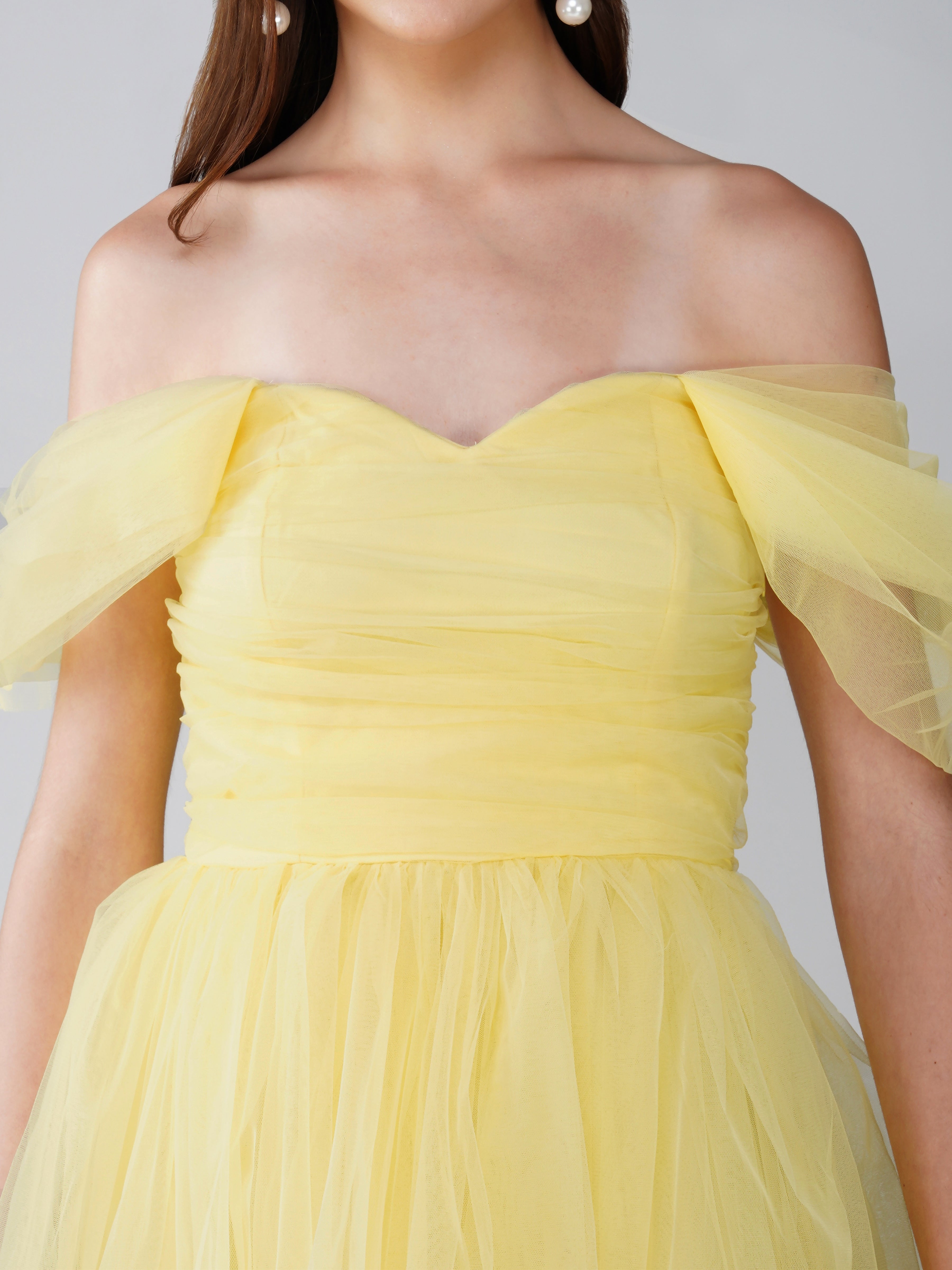 Stylish Sydney Maxi Dress in Yellow - Perfect for Summer Beach Vacations, Parties & Casual Outings