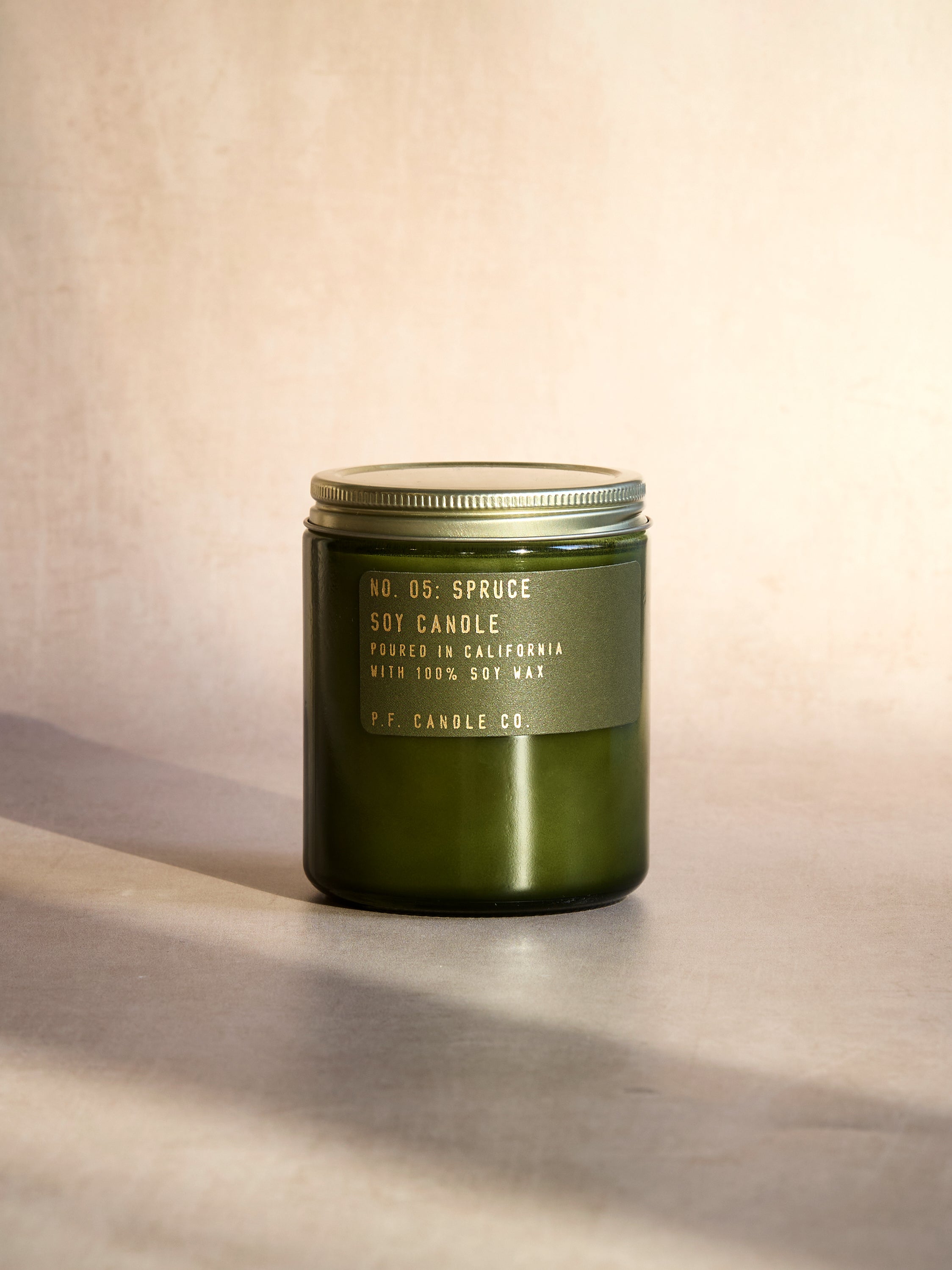 P.F. Candle Co 7.2oz Winter Archive Soy Candle - No.5 Spruce Scent | Natural Soy Wax, Long-Lasting Fragrance | Perfect for Home, Office & Relaxation