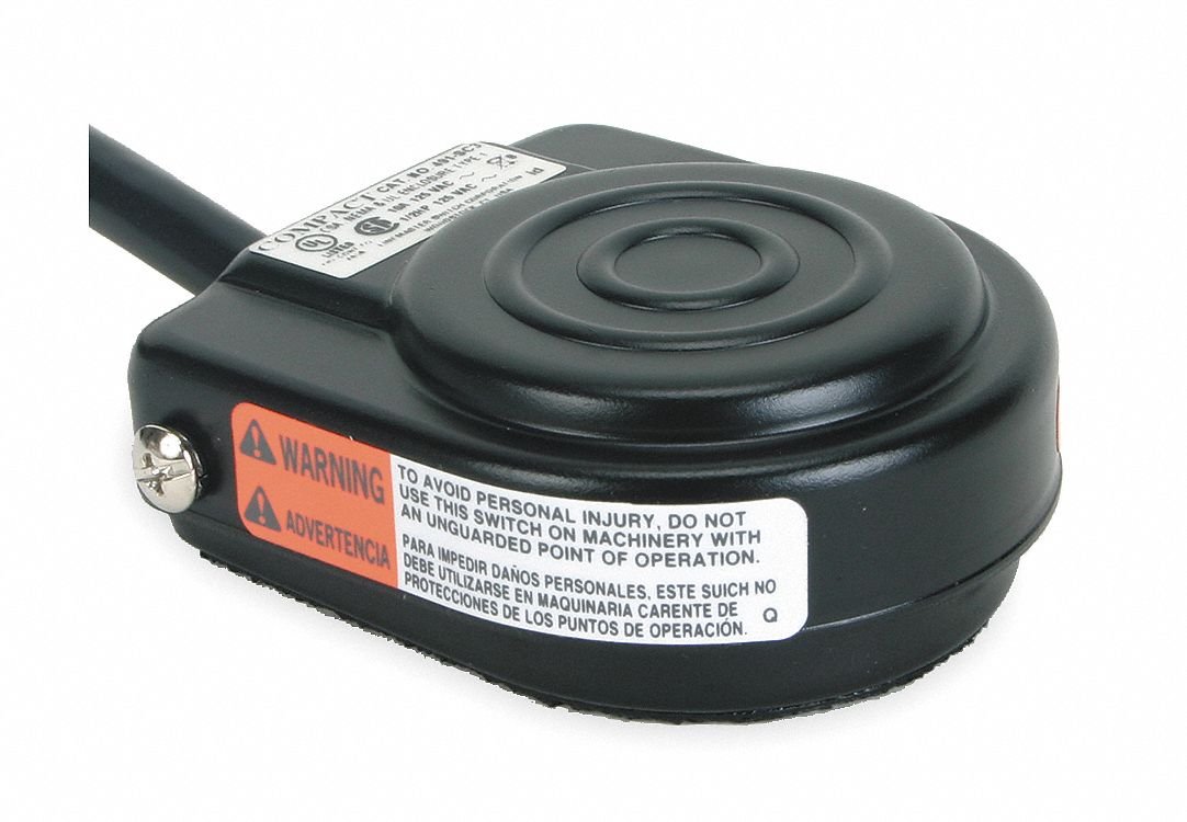 Heavy Duty Foot Switch with Momentary Action - Ideal for Medical Equipment, Industrial Machinery & DIY Projects