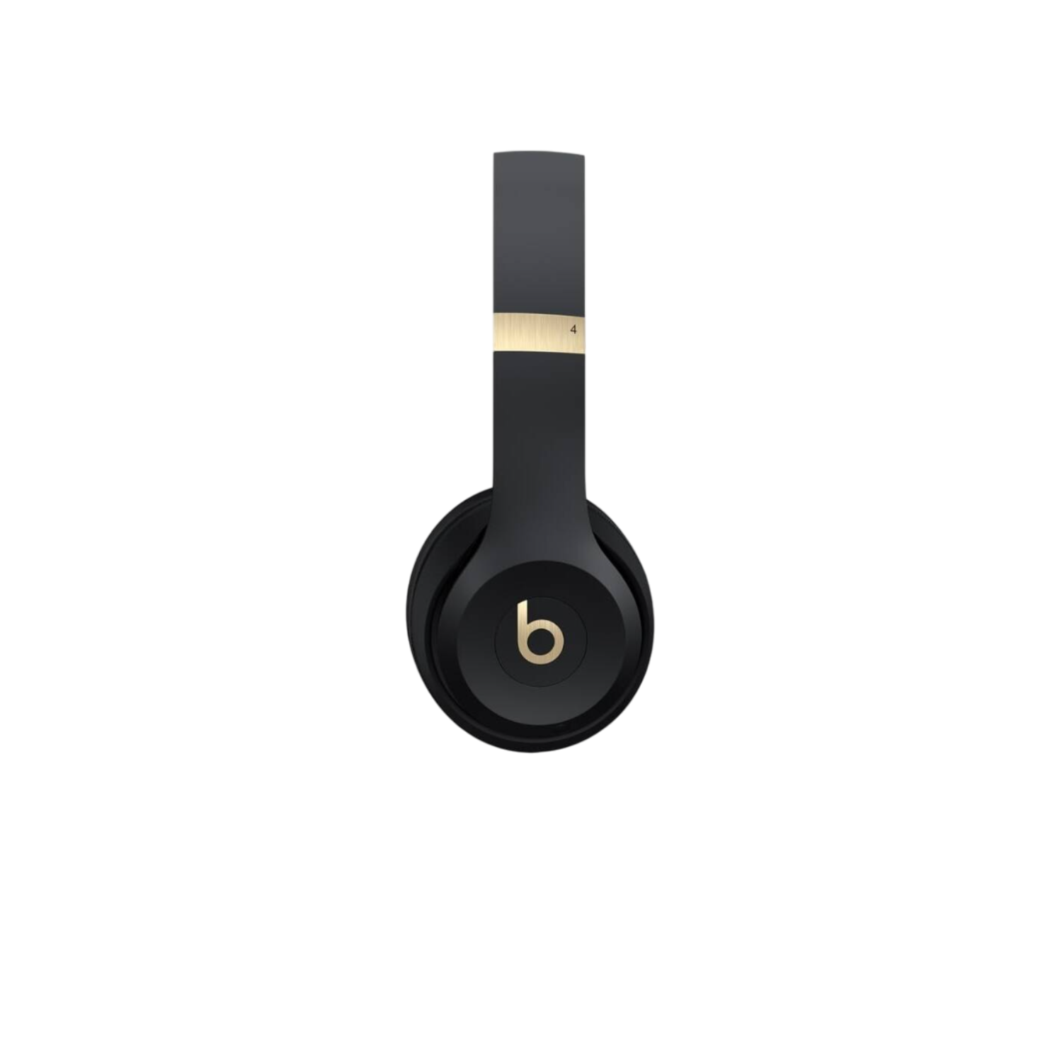Beats Solo 4 Wireless On-Ear Headphones - Black & Gold | Bluetooth Headset for Gym, Travel & Music Lovers