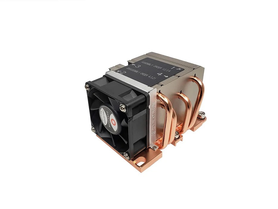 Dynatron T688 Intel Socket FCLGA3647 Narrow ILM 2U Active CPU Cooler for Server Workstations - High Performance Cooling Solution for Data Centers and Enterprise Computing