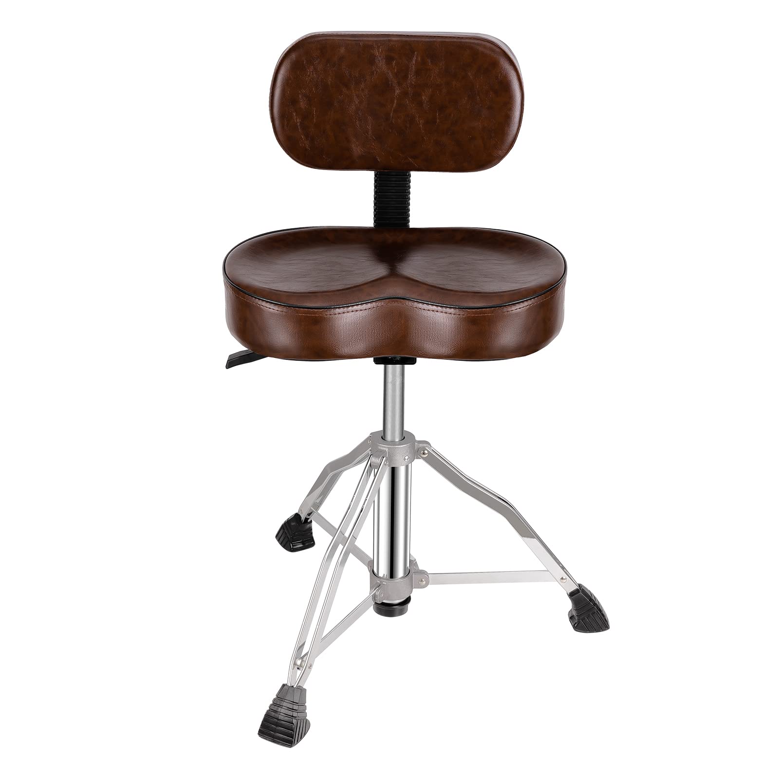 **CHACHAZO TENTOTEN Adjustable Hydraulic Drum Throne with Backrest – Padded Drum Stool for Drummers & Guitar Players – Stable, Comfortable Seat for Practice, Live Performances & Studio Sessions**