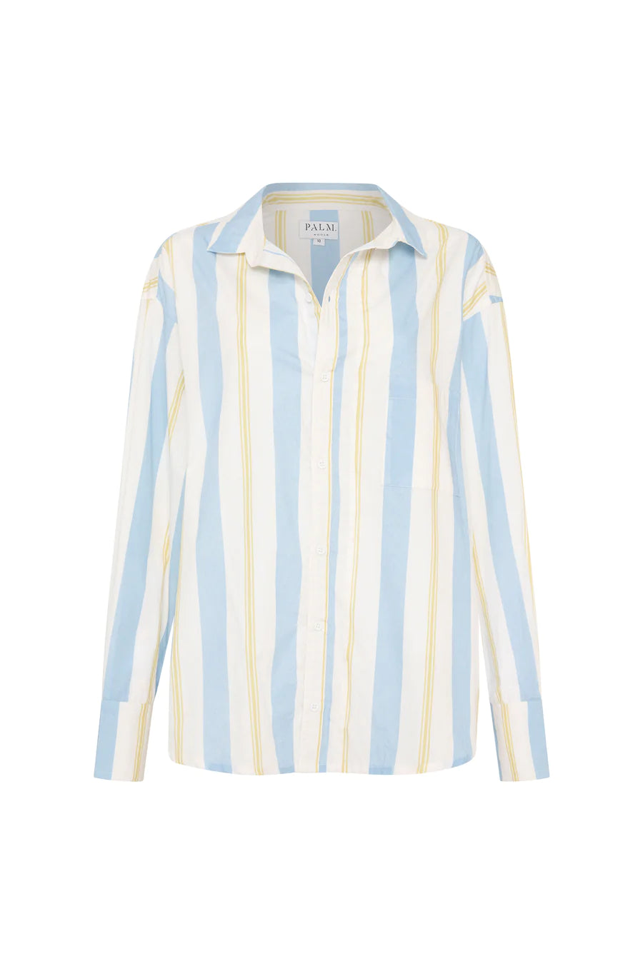 Bounty Shirt - Blue & Yellow Casual Button Down Shirt for Men | Perfect for Beach Outings, Summer Parties & Outdoor Adventures
