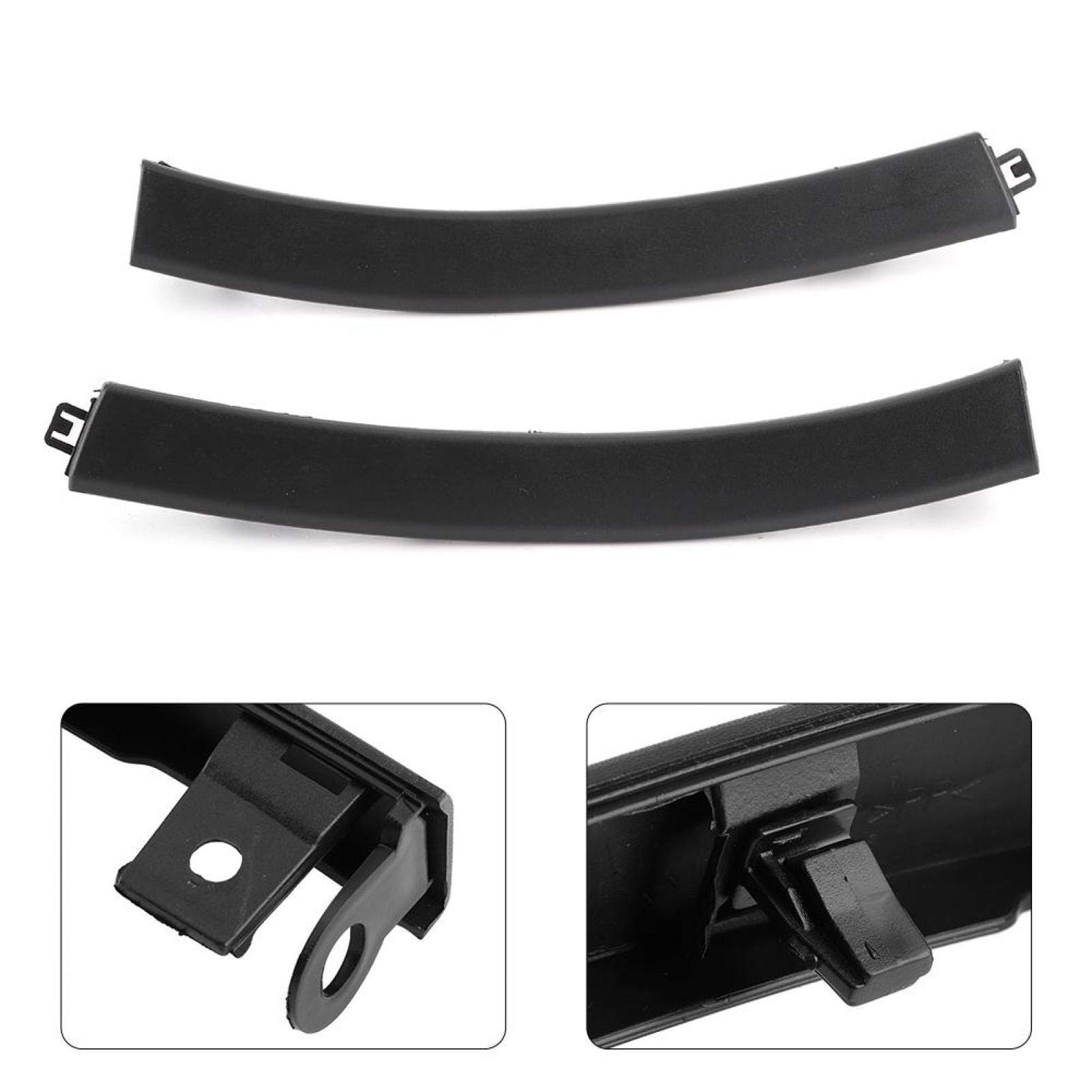 Durable Mxzzand Front Bumper Filler 71103-SWA-000 Black for Car Repair