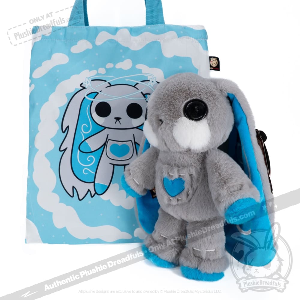 Plushie Dreadfuls Asthma Rabbit V2 - Soft Stuffed Animal Toy for Kids with Asthma Awareness | Cute Comfort Plush for Bedroom Decor, Gift for Children with Breathing Conditions