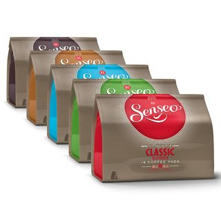 Senseo Coffee Pods Variety Pack - 5 Different Flavors for Single Serve Coffee Makers | Perfect for Home, Office & Breakfast Time