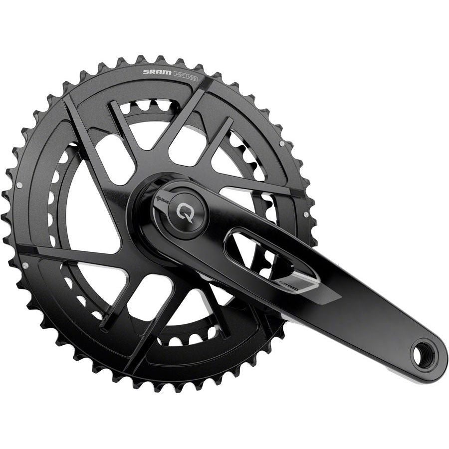 SRAM Rival AXS Power Meter Crankset - 165mm, 12 Speed, 48/35T, 8 Bolt Direct Mount, DUB PM Spindle, Carbon Fiber, E1 - Perfect for Road Biking & Performance Cycling