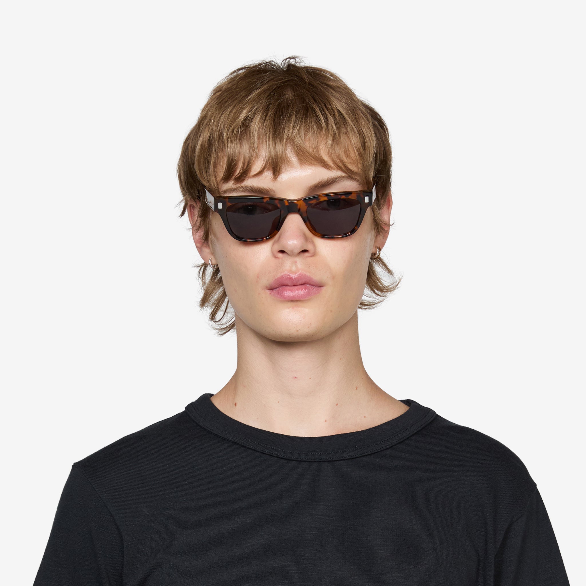 Aki Havana Sunglasses with Grey Solid Lenses - Stylish UV Protection Shades for Men & Women - Perfect for Beach, Driving, and Outdoor Activities