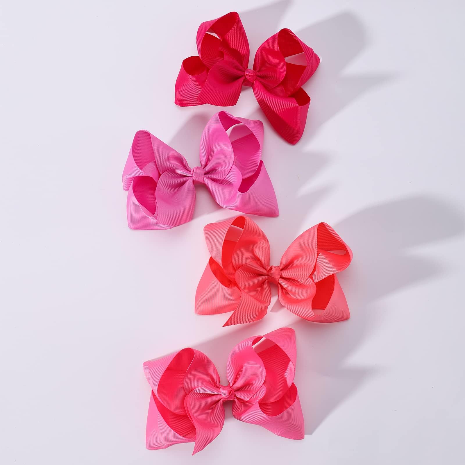 30PCS 6 Inch Big Hair Bows for Girls - Grosgrain Ribbon Hair Accessories with Alligator Clips for Toddlers, Baby Girls, Kids & Teens | Perfect for Birthday Parties, School, Holidays & Special Occasions