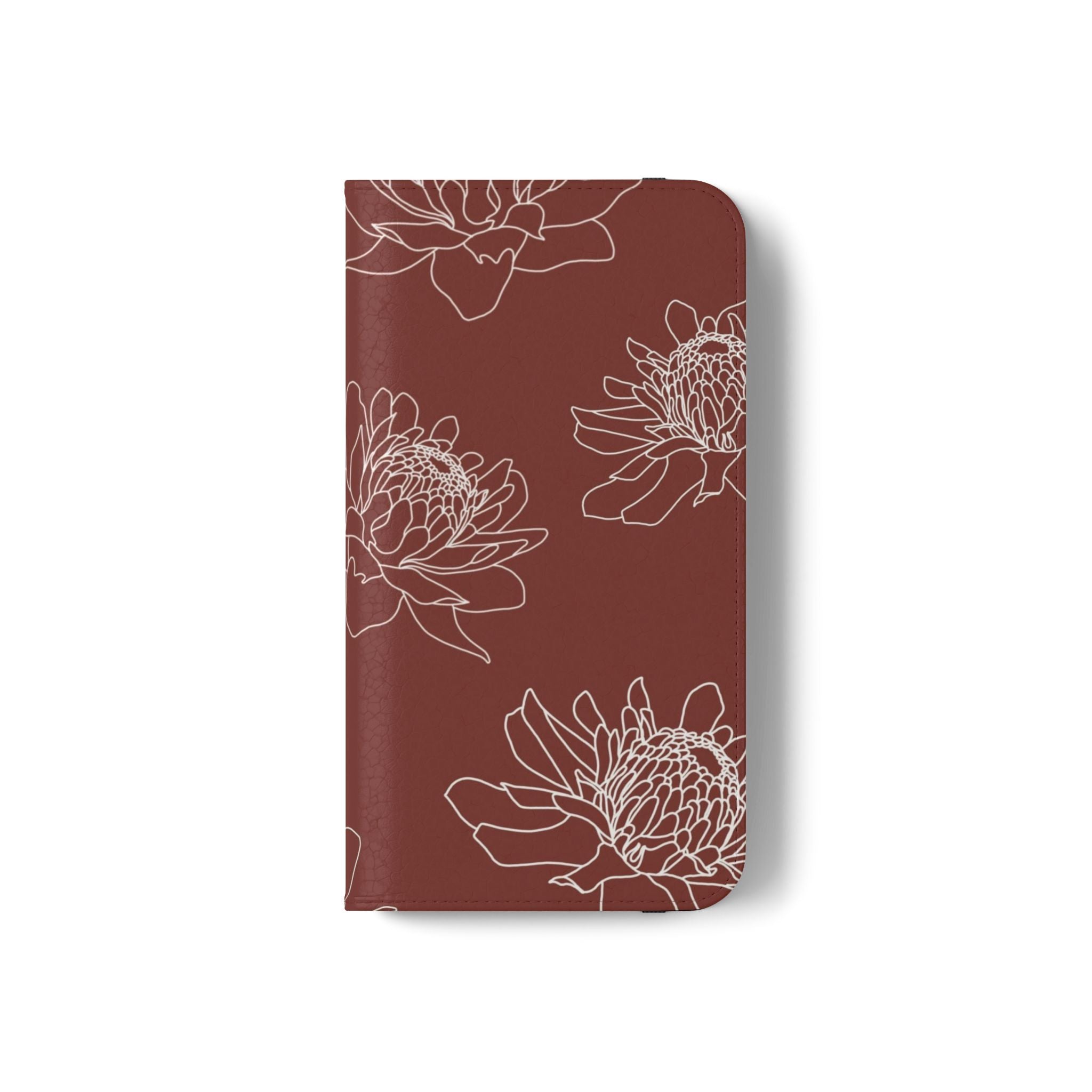 Torch Ginger Folio Case - Elegant & Durable Phone Cover for iPhone & Samsung - Perfect for Travel, Work & Everyday Use