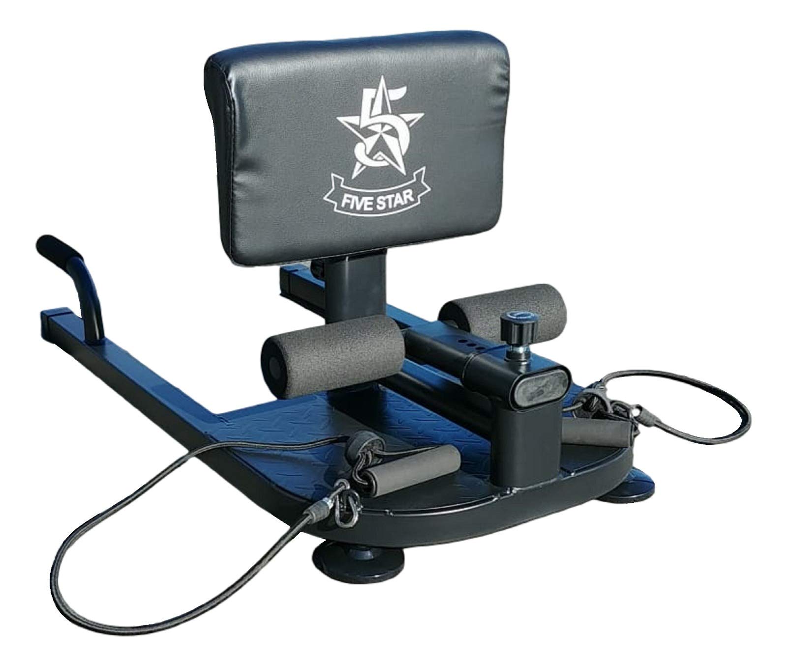 3-in-1 Multifunctional Squat Machine with Resistance Bands - Home Gym Equipment for Leg Workouts, Hip Training & Core Exercises | Perfect for Squats, Sit-ups & Push-ups | Compact Fitness Solution for Small Spaces (Black)