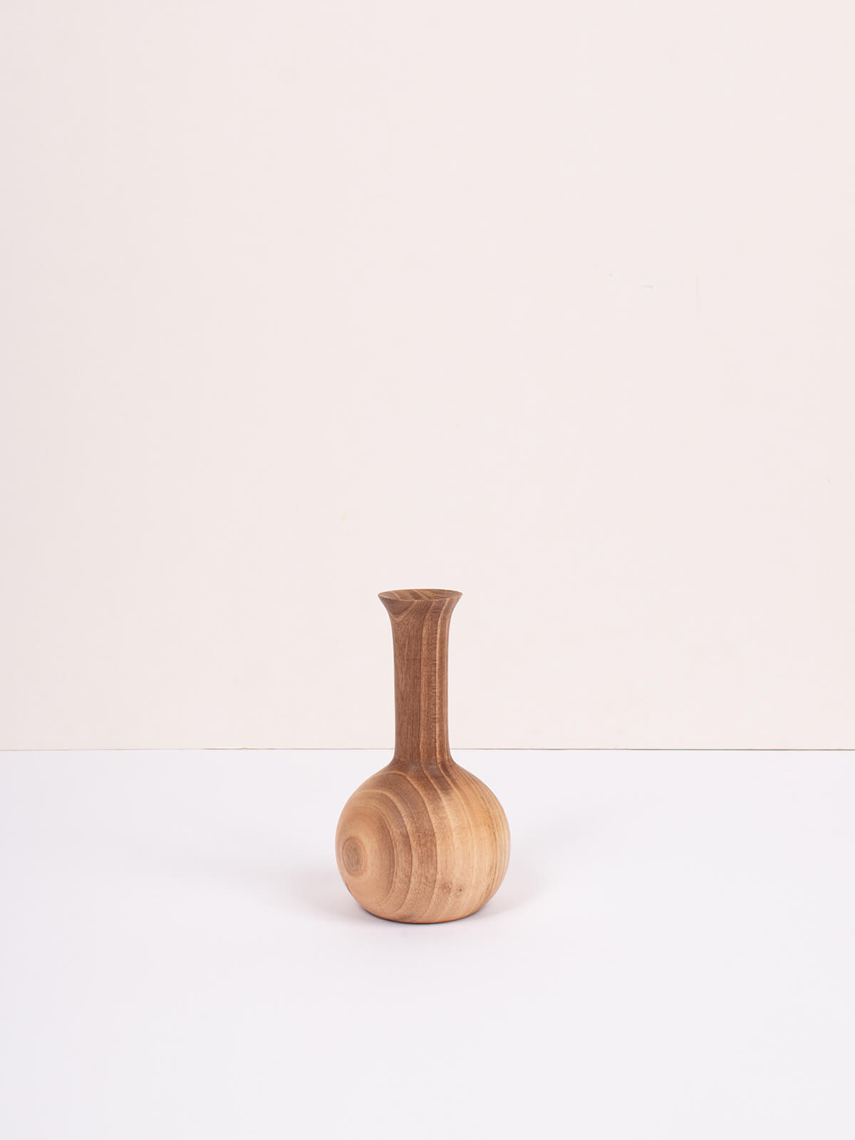 Handcrafted Walnut Wood Mini Vase - Joni Small Decorative Flower Holder for Home, Office & Wedding Centerpieces - Perfect for Succulents, Dried Flowers & Table Decor