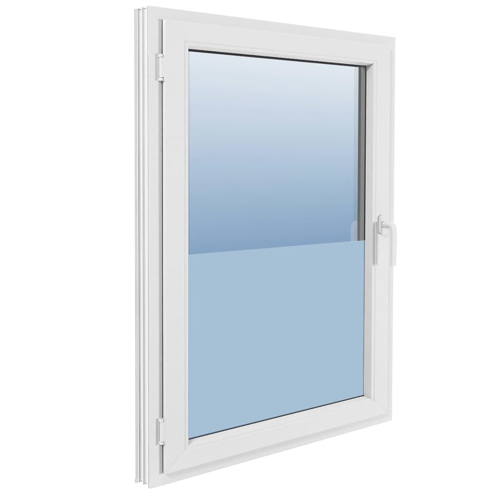 vidaXL Frosted Privacy Window Film - Self-Adhesive PVC Window Tint for Home & Office, Easy to Apply, Durable & Versatile - Perfect for Bathrooms, Bedrooms, Glass Doors, and Office Partitions