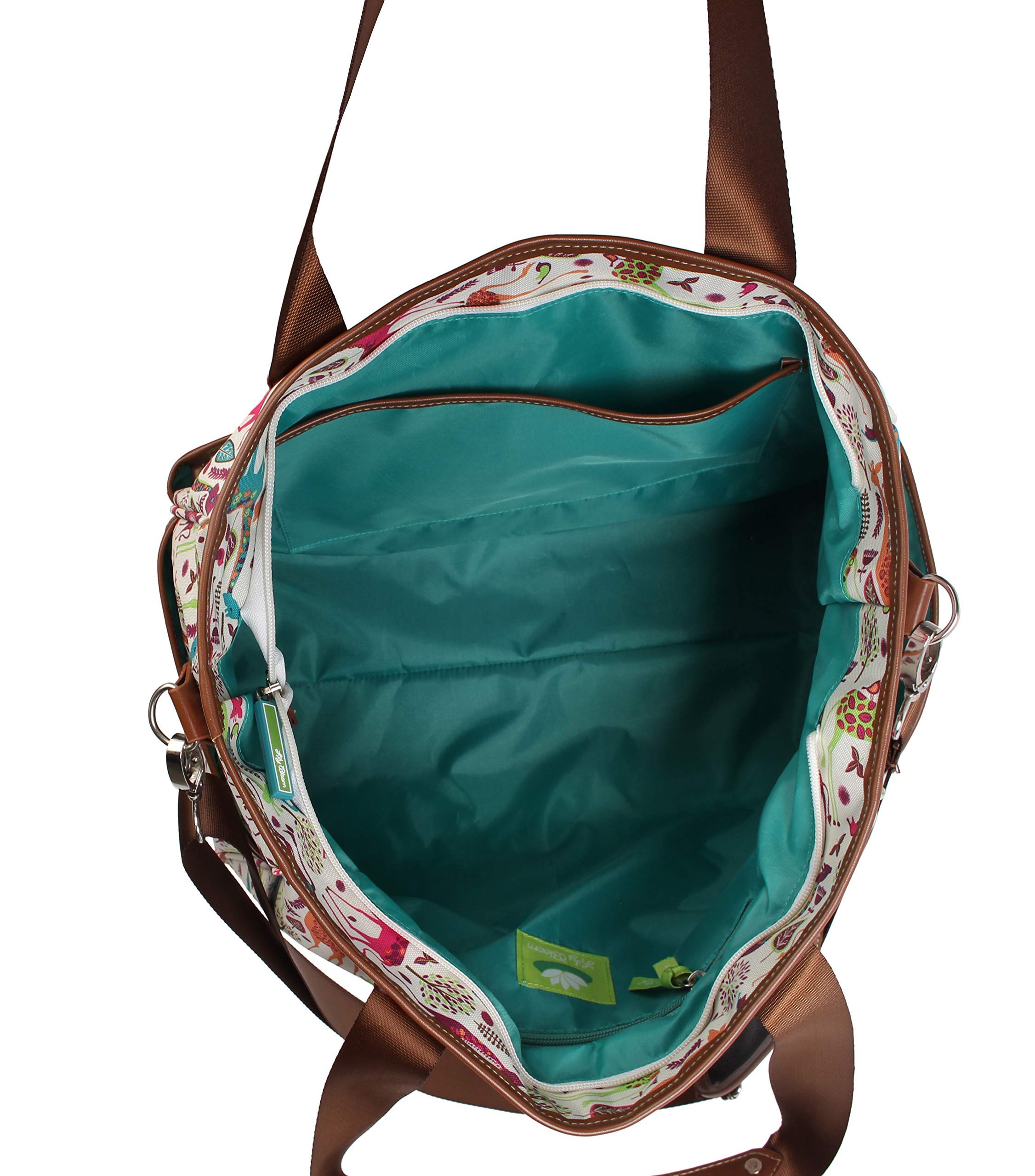 Stylish Lily Bloom Printed Women's Tote Bag - Large Capacity Fashion Shoulder Bag & Satchel for Work, Travel and Daily Use