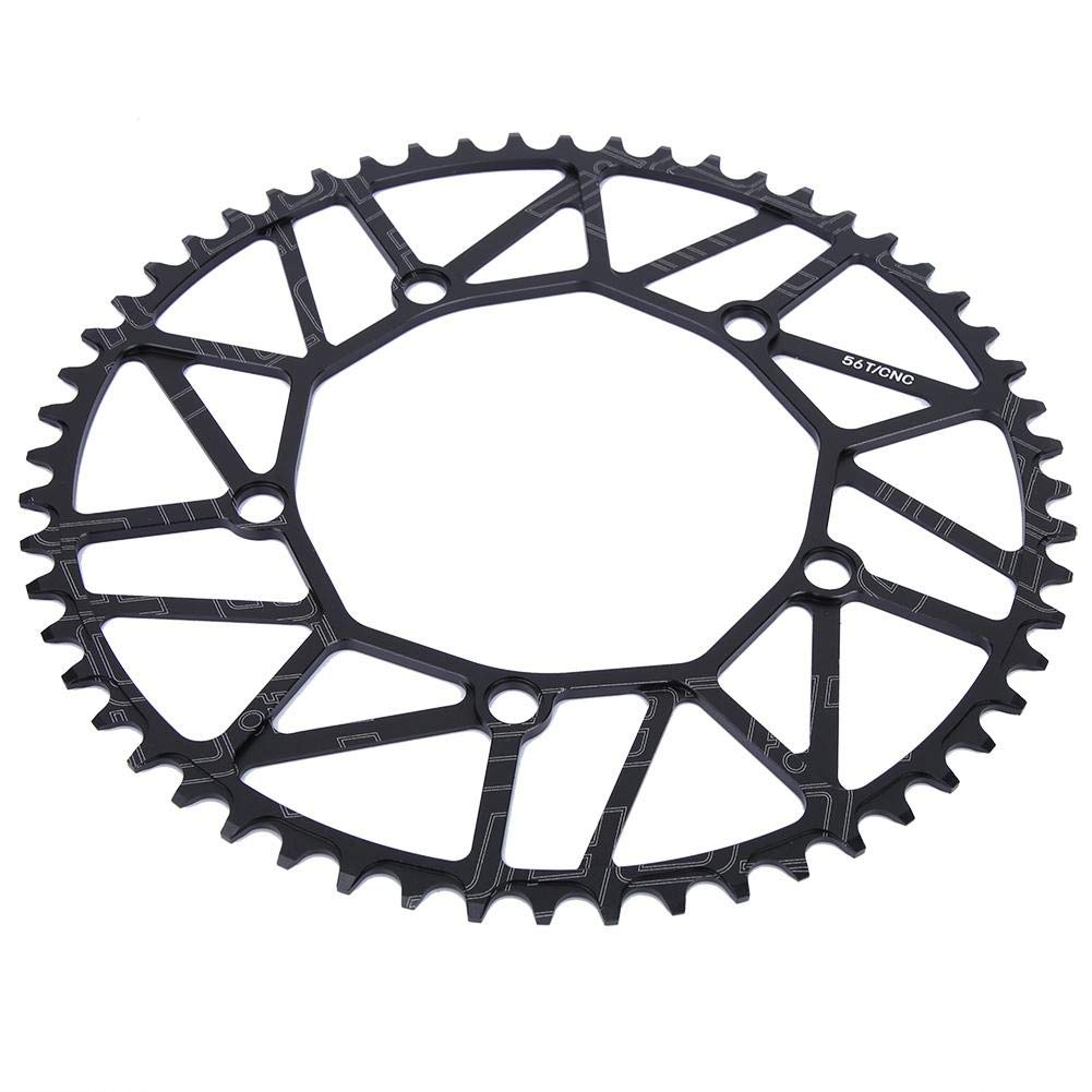 VGEBY1 Bike Chain Wheel - 50/52/54/56/58T 130BCD Single Speed Chainring for Road & Mountain Bikes - Durable Replacement for Cycling & Commuting