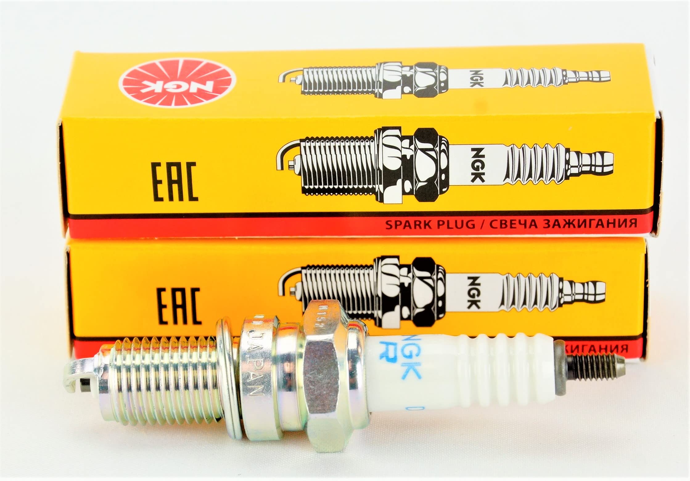 2 Pack NGK #4929 DPR8EA-9 Standard Spark Plugs - Compatible with Honda, Yamaha, Kawasaki Motorcycles & ATVs - High Performance Ignition for Smooth Engine Operation
