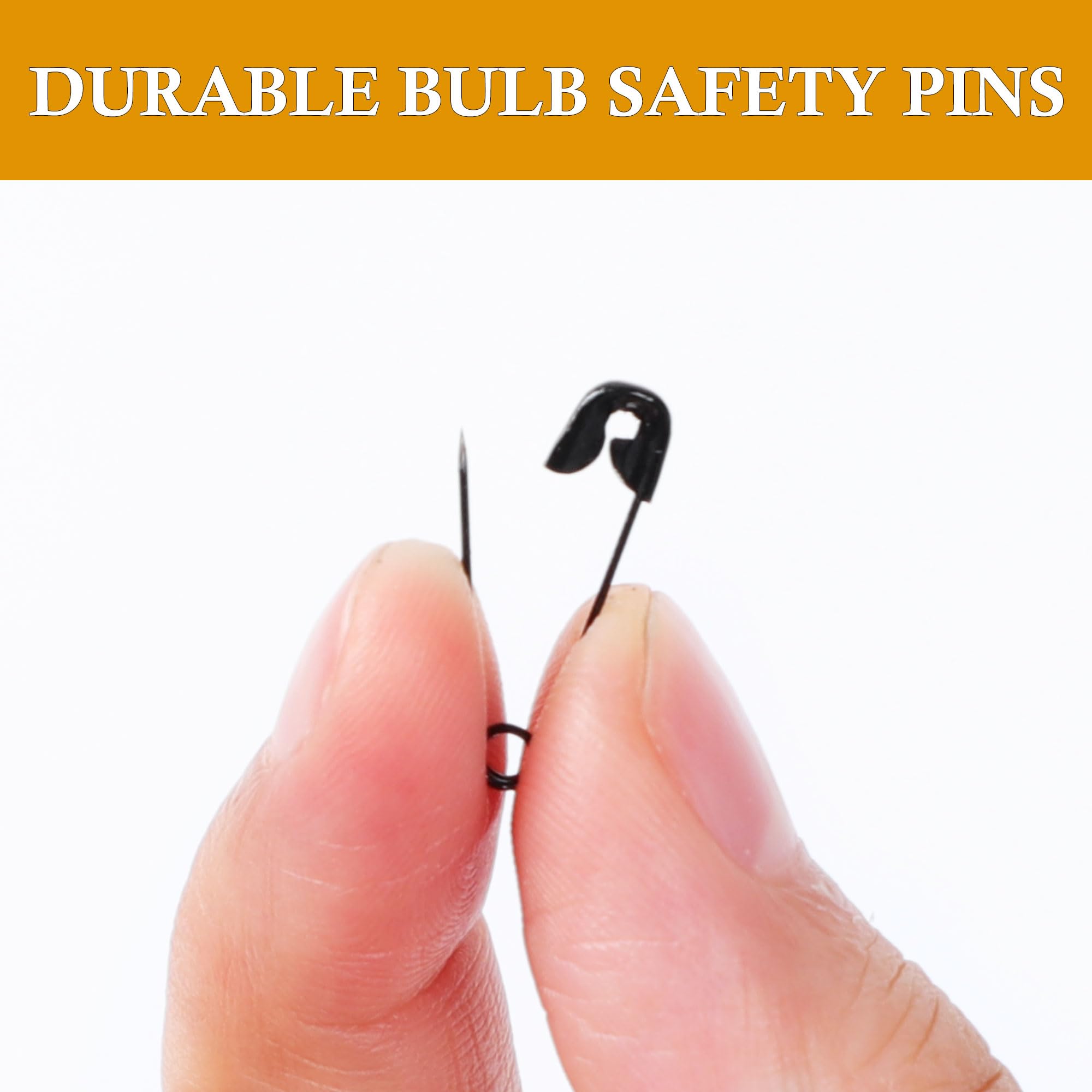 uxcell 100PCS Small Safety Pins 0.8x0.2 Inch - Rust Resistant for Clothes & Crafts