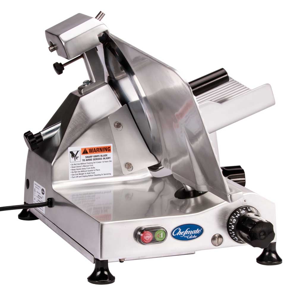 Globe C12 C Series Light Duty Manual Slicer - 12 Inch Stainless Steel Deli Meat & Cheese Slicer for Home Kitchen, Deli, and Restaurant Use - Perfect for Slicing Meats, Cheeses, Vegetables & More