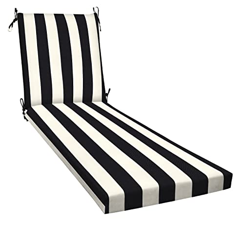 Cabana Stripe Black and Ivory