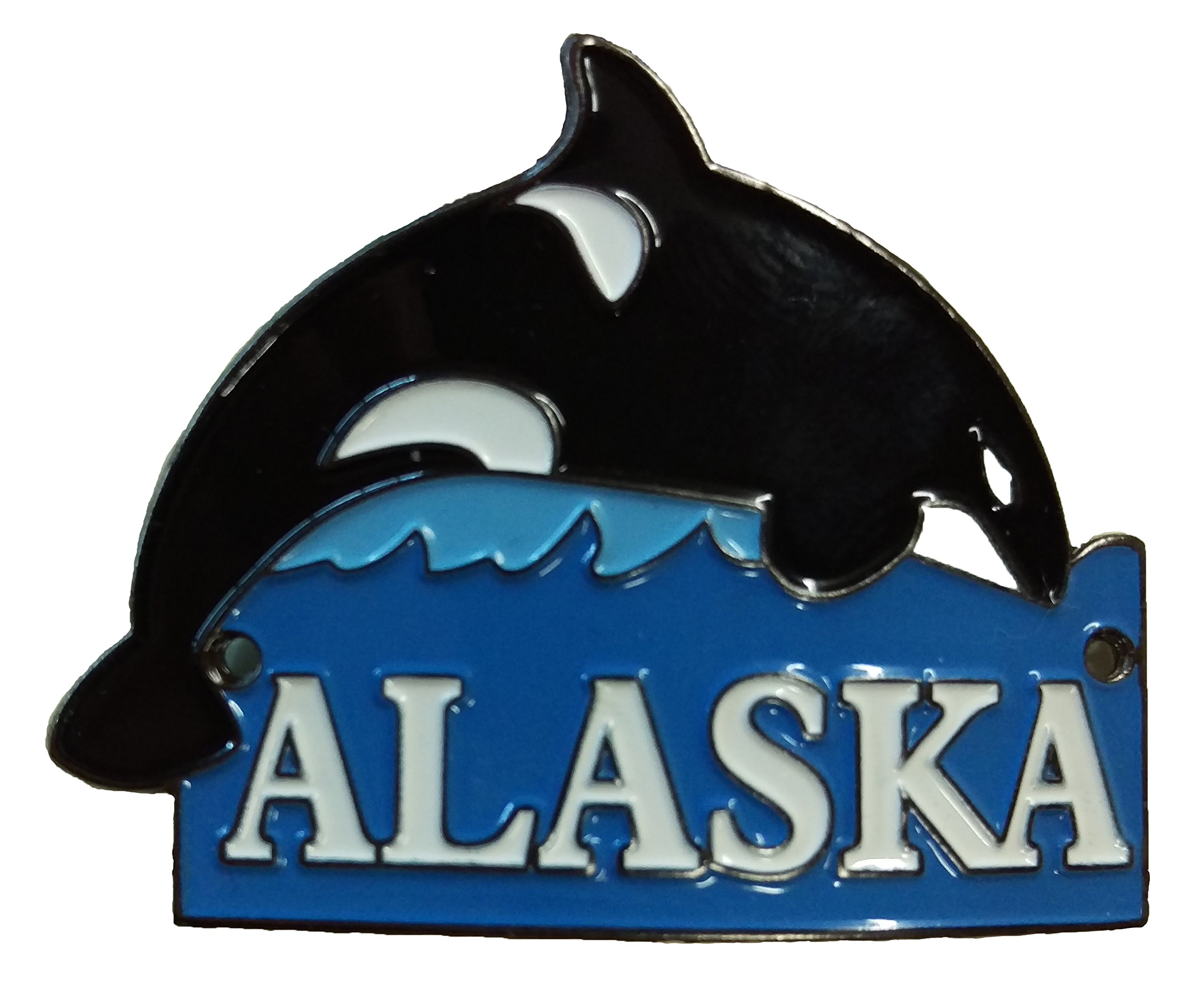 Alaska Whale Hiking Stick Medallion - Handcrafted Wooden Walking Cane Accessory for Outdoor Enthusiasts, Perfect for Hiking, Camping and Nature Exploration