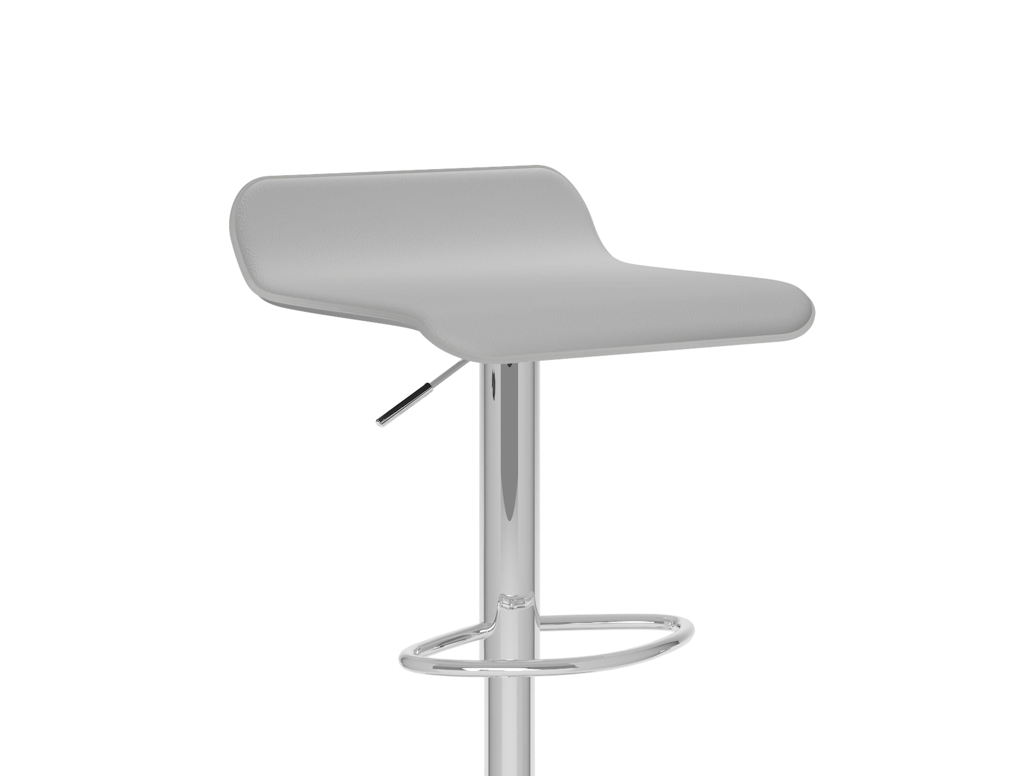 2 Pack Low Back Bar Stools - Modern Kitchen Counter Stools with Metal Legs for Dining Room, Breakfast Nook & Home Bar Decor